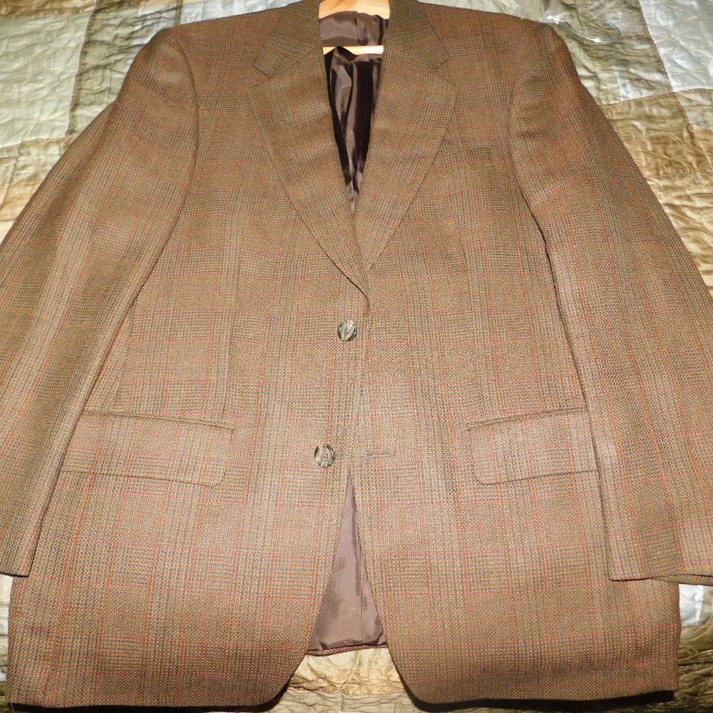 Yves Saint Laurent Worsted Wool Blazer 40R